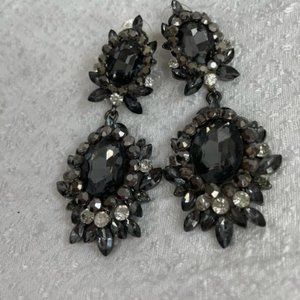 Black Pageant Earrings